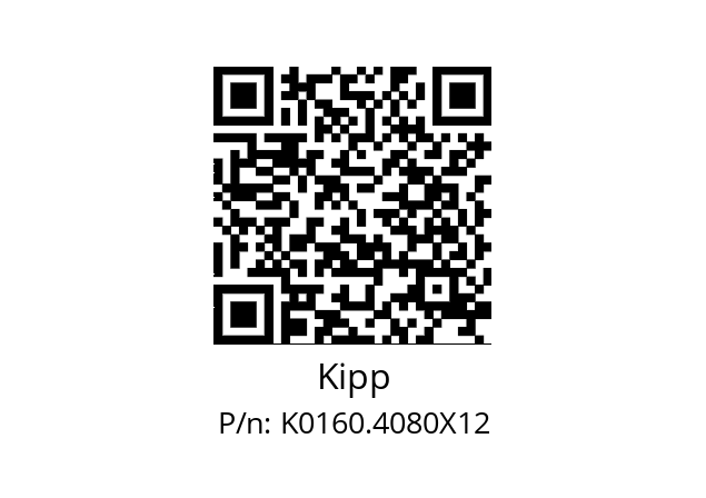   Kipp K0160.4080X12