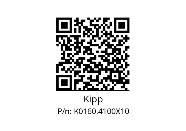   Kipp K0160.4100X10