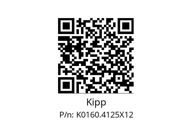   Kipp K0160.4125X12