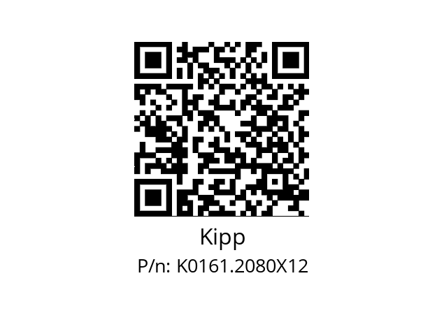   Kipp K0161.2080X12