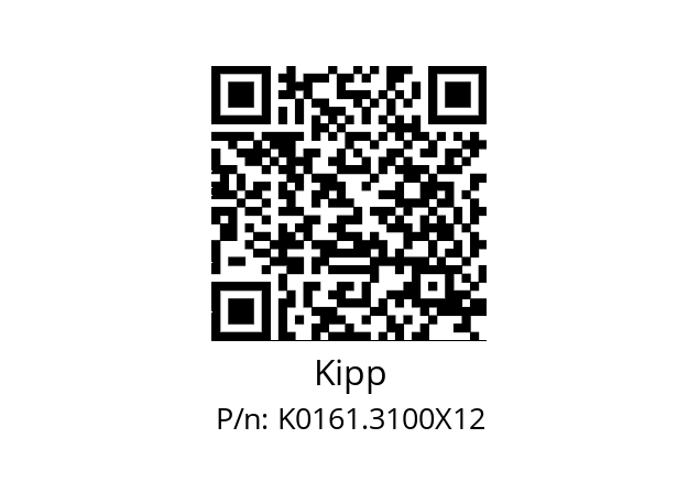   Kipp K0161.3100X12