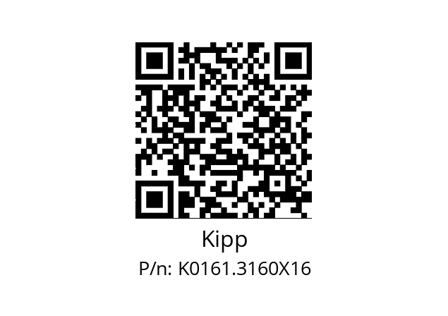   Kipp K0161.3160X16