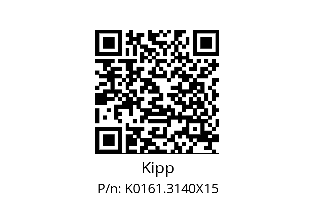   Kipp K0161.3140X15