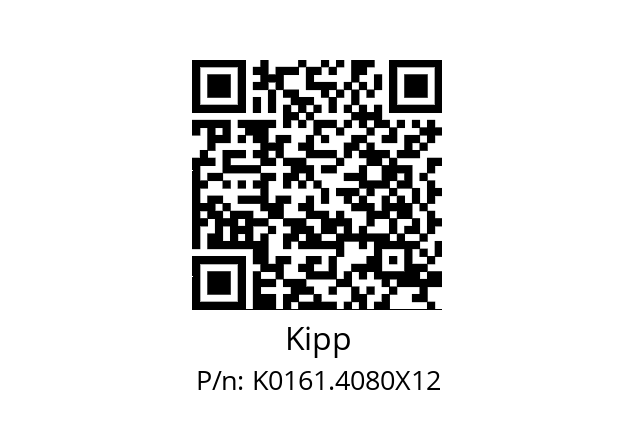   Kipp K0161.4080X12