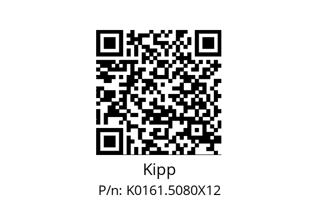   Kipp K0161.5080X12