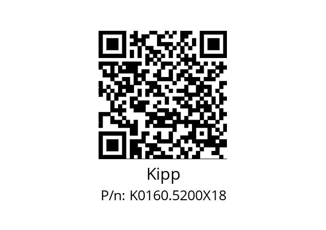   Kipp K0160.5200X18