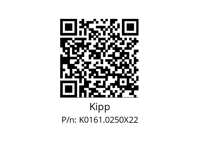   Kipp K0161.0250X22