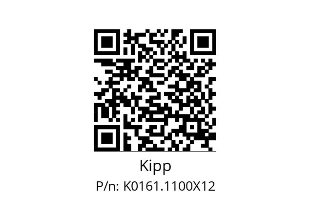   Kipp K0161.1100X12