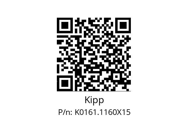   Kipp K0161.1160X15