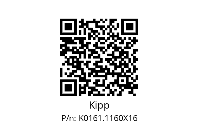   Kipp K0161.1160X16