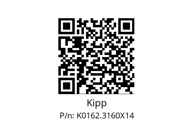   Kipp K0162.3160X14