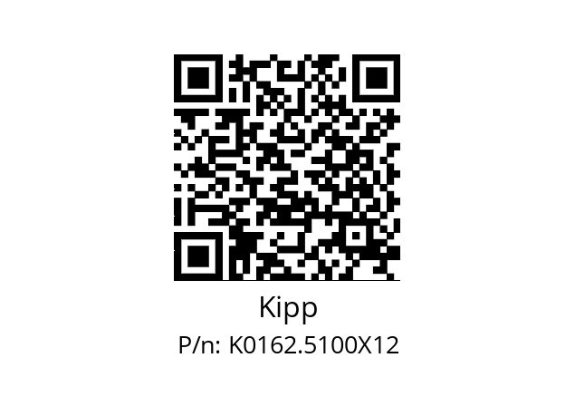   Kipp K0162.5100X12