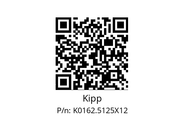   Kipp K0162.5125X12