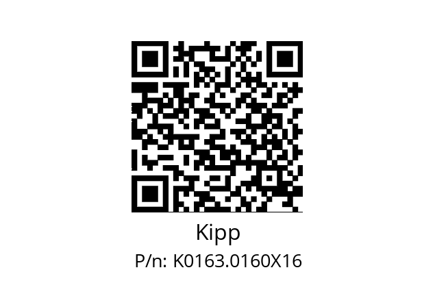   Kipp K0163.0160X16