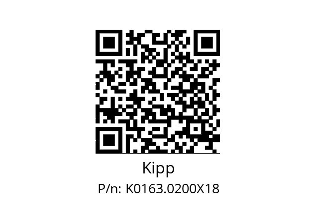   Kipp K0163.0200X18