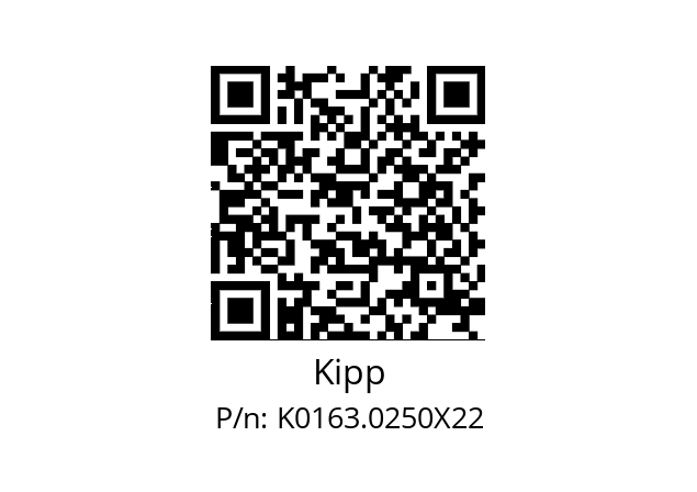   Kipp K0163.0250X22