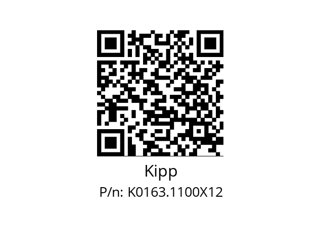   Kipp K0163.1100X12