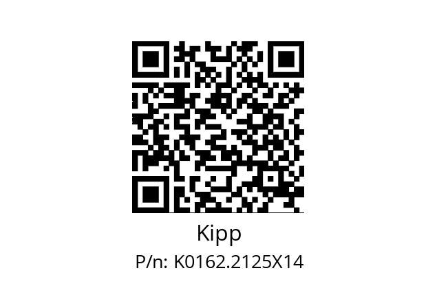   Kipp K0162.2125X14