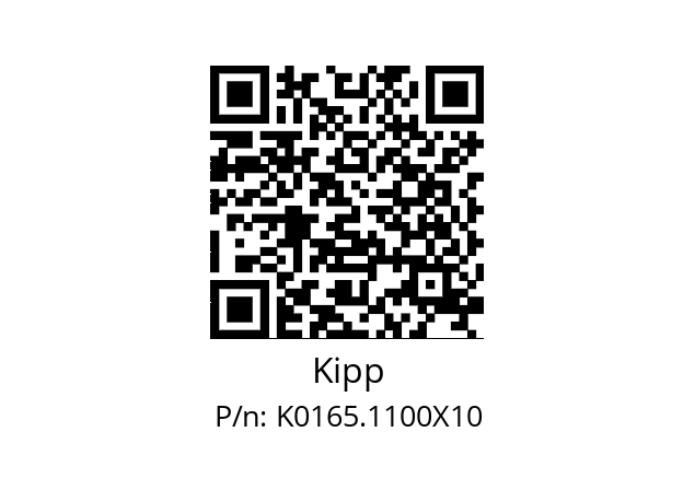   Kipp K0165.1100X10