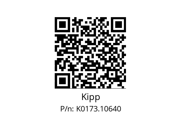   Kipp K0173.10640