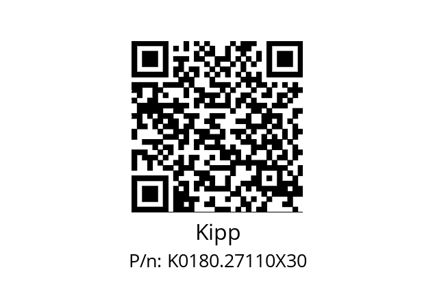   Kipp K0180.27110X30