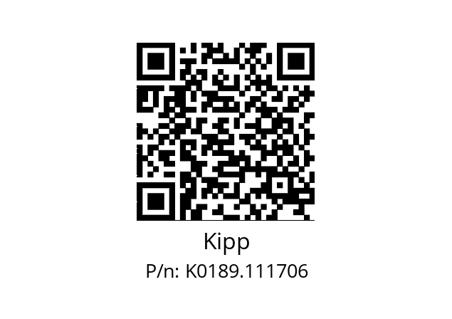   Kipp K0189.111706