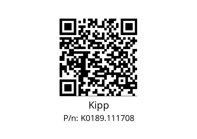   Kipp K0189.111708