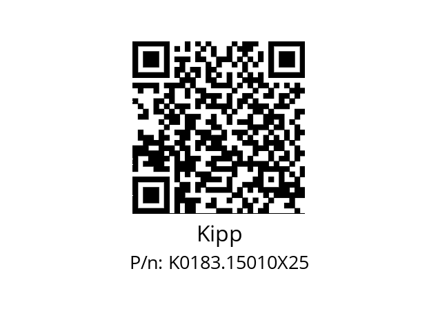   Kipp K0183.15010X25