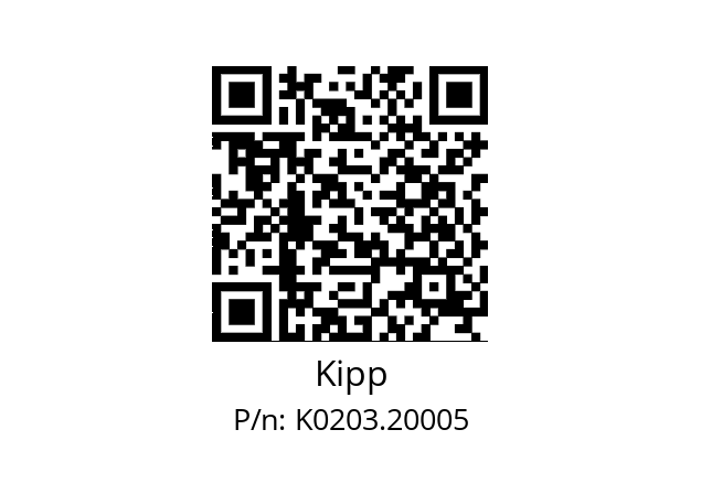   Kipp K0203.20005