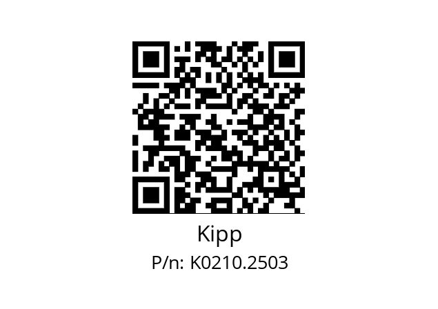   Kipp K0210.2503