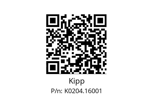   Kipp K0204.16001