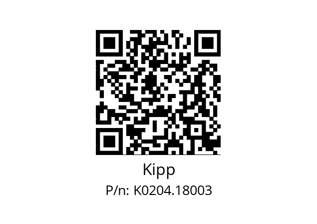   Kipp K0204.18003