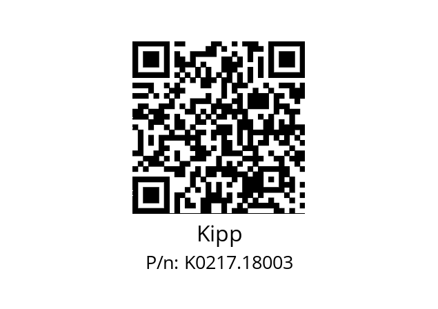   Kipp K0217.18003