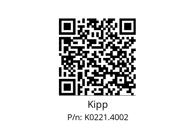   Kipp K0221.4002