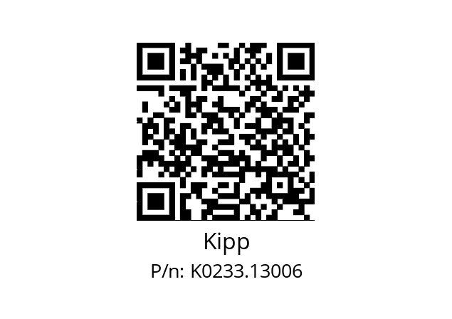   Kipp K0233.13006