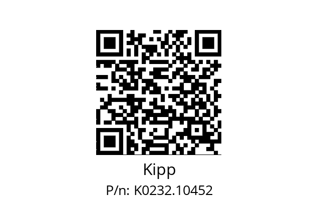   Kipp K0232.10452