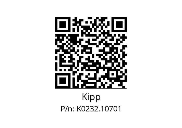   Kipp K0232.10701