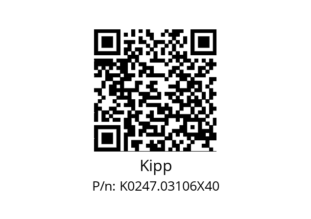   Kipp K0247.03106X40