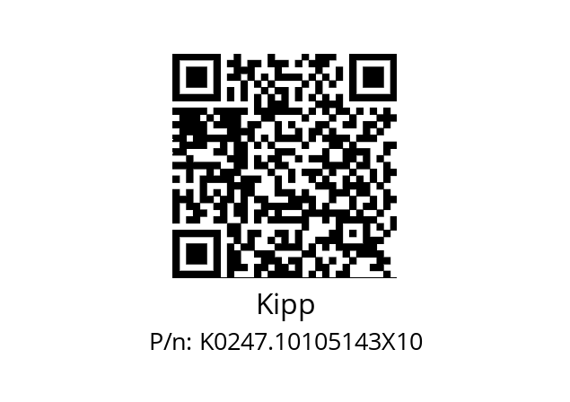   Kipp K0247.10105143X10