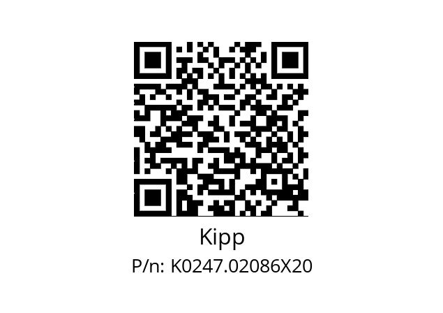   Kipp K0247.02086X20