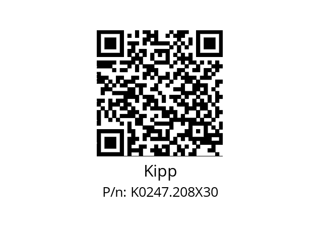   Kipp K0247.208X30