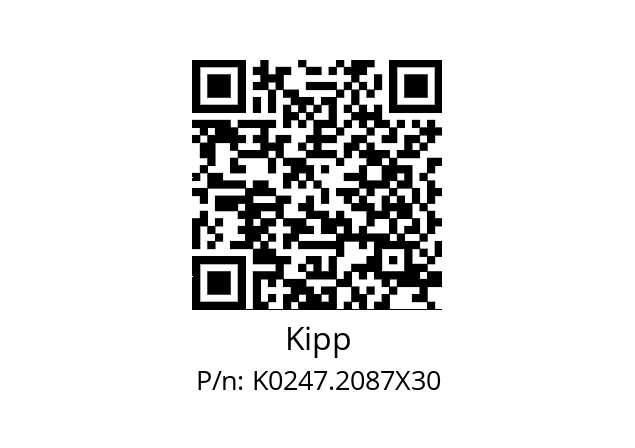   Kipp K0247.2087X30