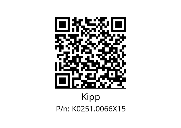   Kipp K0251.0066X15