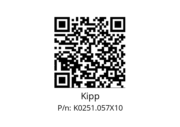   Kipp K0251.057X10