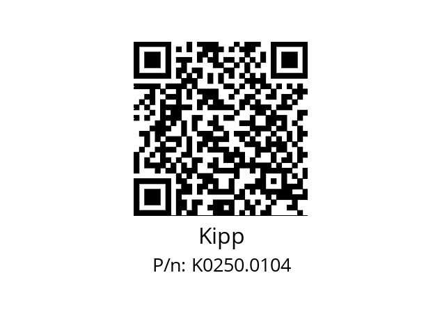   Kipp K0250.0104