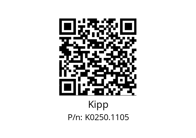   Kipp K0250.1105