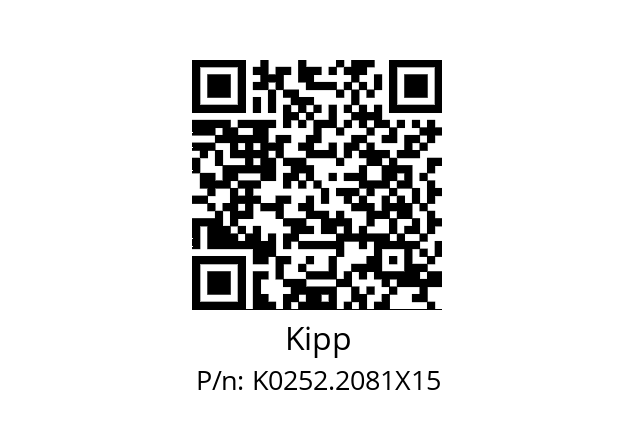   Kipp K0252.2081X15