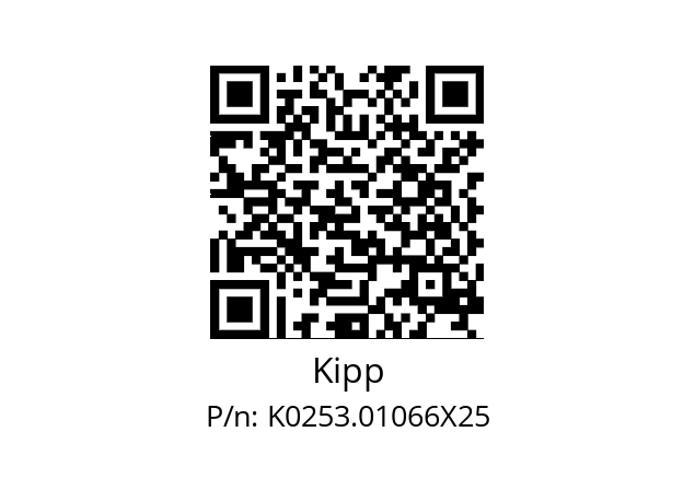   Kipp K0253.01066X25