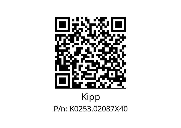   Kipp K0253.02087X40