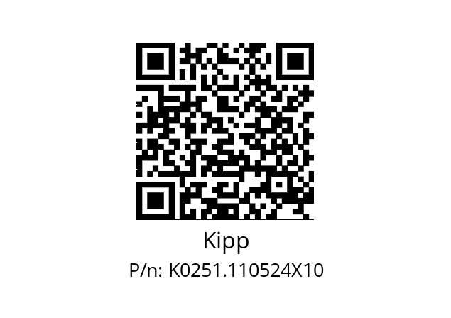   Kipp K0251.110524X10